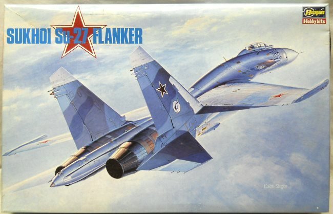 Hasegawa 1/72 Sukhoi Su-27 Flanker, K40 plastic model kit